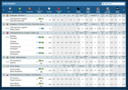 paris sportif 1xBet